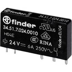 Finder Pcb relæ 6A 1C/O 24VDC