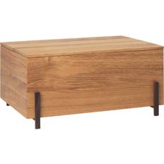 Bruna Förvaringslådor Kristina Dam Studio Stack förvaringsbox oak, 3 delar, mörkt oljade valnötsben Förvaringslåda