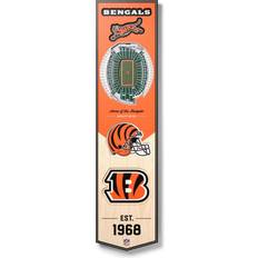 YouTheFan Cincinnati Bengals 3D Stadium Banner