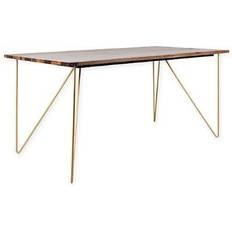 Brass Dining Tables Safavieh Captain Dining Table 35.4x62.9"