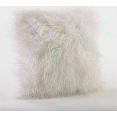 Saro Lifestyle Mongolian Complete Decoration Pillows Beige (45.72x45.72cm)