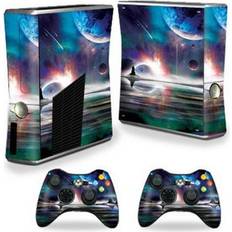 Xbox 360 Gaming Sticker Skins MightySkins Xbox 360 S Console Decal Skin - Space Horizon