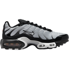 Silver Sport Shoes Nike Air Max Plus GS - Black/Metallic Silver/White