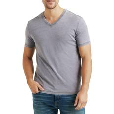 Venice Burnout V-Neck T-shirt - Frost Gray