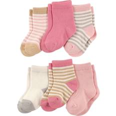 Organic/Recycled Materials Socks Touched By Nature Organic Cotton Socks 6-pack - Girl Stripes (10768672)