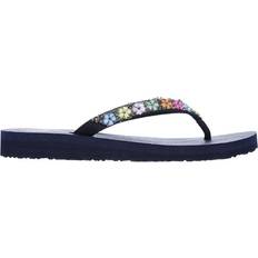 Skechers Textile Slippers & Sandals Skechers Meditation Daisy Delight - Navy