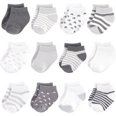 Organic Cotton Socks - Cream Charcoal Stars (10763561)