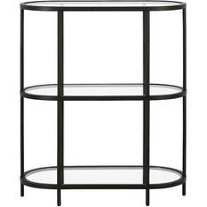 Glasses - Transparent Shelves Hudson & Canal Leif Book Shelf 36"