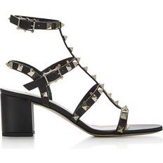 Rockstud Calfskin - Black