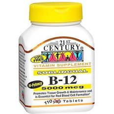 21st Century Quick Dissolve B-12 5000mcg 110 pcs