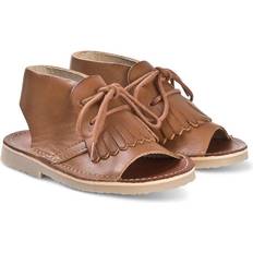 Lace Up Sandals Children's Shoes Young Soles Agnes - Tan