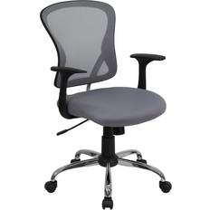 Gray Office Chairs Flash Furniture H8369F Office Chair 40"