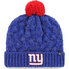 Sportswear Garment Beanies '47 New York Giants Fiona Logo Cuffed Knit Hat with Pom Women - Royal