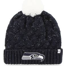 Sportswear Garment Beanies '47 Seattle Seahawks Fiona Logo Cuffed Knit Hat with Pom Women - College Navy