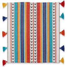 DII Picante Stripe Tassel Place Mat Multicolour