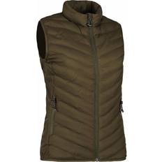 Dame - Grøn Veste ID Bodywarmer Stretch Vest Women - Olive