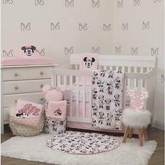 Brown Bed Set Kid's Room Disney Exploration Minnie Mouse Crib Bedding Set 6-pack