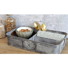 Chic Antique Bricka Antik Zink Serveringsbakke