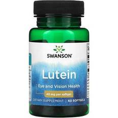 Stress Supplements Swanson Lutein 40 mg 60Pcs 60 pcs