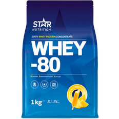 Proteinpulver whey 80 Star Nutrition Whey-80, 1 kg