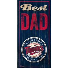 Fan Creations Minnesota Twins 6'' x 12'' Best Dad Sign