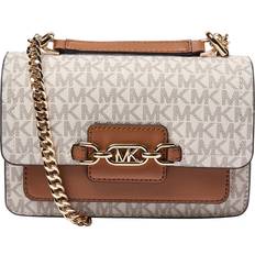 Small crossbody bag Michael Kors Heather Extra-Small Logo Crossbody Bag - Vanilla/Acorn