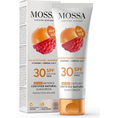 Solskydd för ansiktet - Tonad Mossa 365 Days Defence Certified Natural Sunscreen SPF30 50ml