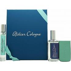 Atelier Cologne Parfumer Atelier Cologne Gavesæt Patchouli Riviera Absolue (Pure Perfume) Clémentine California Absolue (Pure Perfume) Leather Case