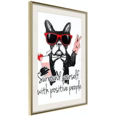 Arkiio Affisch Surround Yourself With Positive People [Poster] 30 Poster