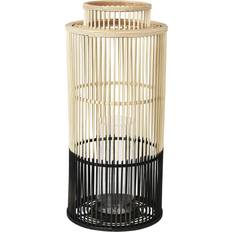 Alde Broste Copenhagen Alde bamboo/glass Ø30,5XH67CM Lantern