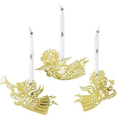 Bjørn Wiinblad Musical Angel Silhouette Christmas Tree Ornament 6.5cm 3pcs