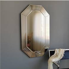 Pronssi Seinäpeilit KETTLEBRIDGE Dekorationsspegel 100 cm Brons Wall Mirror