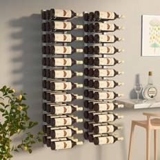 Or Range-bouteilles vidaXL 36 Bottles Range-bouteilles 30.5x116cm