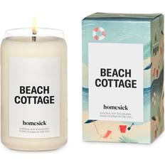 Glass Candles HOMESICK Beach Cottage Candle 14cm