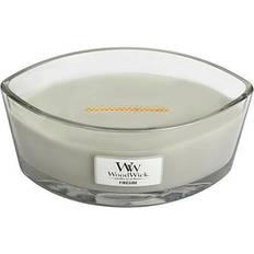 Woodwick Fireside Ellipse Candle, Grey Scented Candle