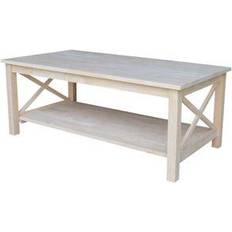 Gray Coffee Tables International Concepts Hampton Coffee Table 24x46"