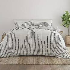 Comforter Set - Down Alternative Brushed Microfiber -Bedding - King, top Grey