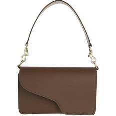 Bruna - Guld/Mässing Axelremsväskor ATP Atelier Assisi Baguette Bag - Khaki Brown