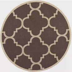 Safavieh Courtyard Quatrefoil Brown 63"