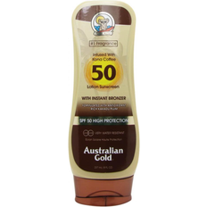 Flaschen Selbstbräuner Australian Gold Sunscreen Lotion with Bronzer SPF50 237ml