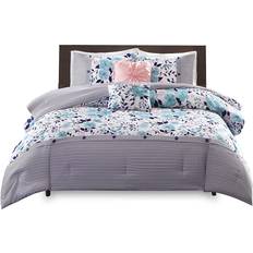 Intelligent Design Delle Bedspread Grey, Blue (228.6x172.72cm)