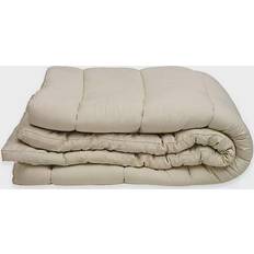 Wool Bed Linen myMerino Sleep & Beyond Mattress Cover Beige (205.74x99.06cm)