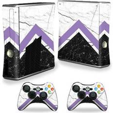 Xbox 360 Gaming Sticker Skins MightySkins Xbox 360 S Console Decal Skin - Geometric Marble