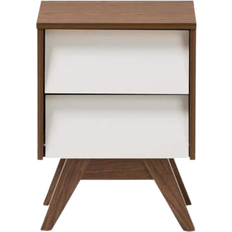 Wood Bedside Tables Baxton Studio Hildon Bedside Table 13.8x15.8"