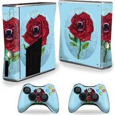 Bundle Decal Stickers MightySkins Xbox 360 S Console Decal Skin - Rose Bite