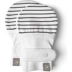 Organic Cotton Mittens Children's Clothing Goumikids Mitts - Stripe Gray