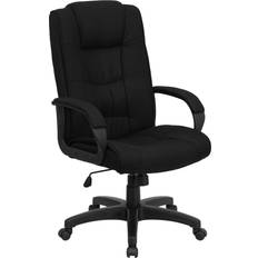 Lumbar Support Office Chairs Flash Furniture High Back Executive Office Chair 44"