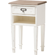 Baxton Studio Dauphine Bedside Table 30x40cm