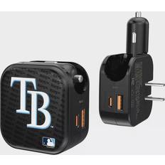 Strategic Printing Tampa Bay Rays Dual Port USB Car & Home Charger