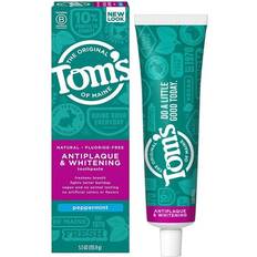 Dental Care Tom's of Maine Oral Care Fluoride-Free Antiplaque & Whitening Toothpaste Peppermint 155.9g